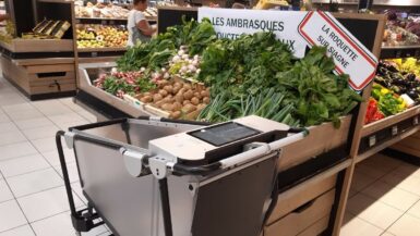 Bientôt des chariots connectés dans le magasin Monoprix de Montparnasse