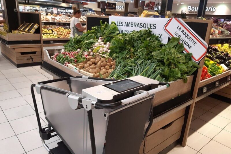 Bientôt des chariots connectés dans le magasin Monoprix de Montparnasse