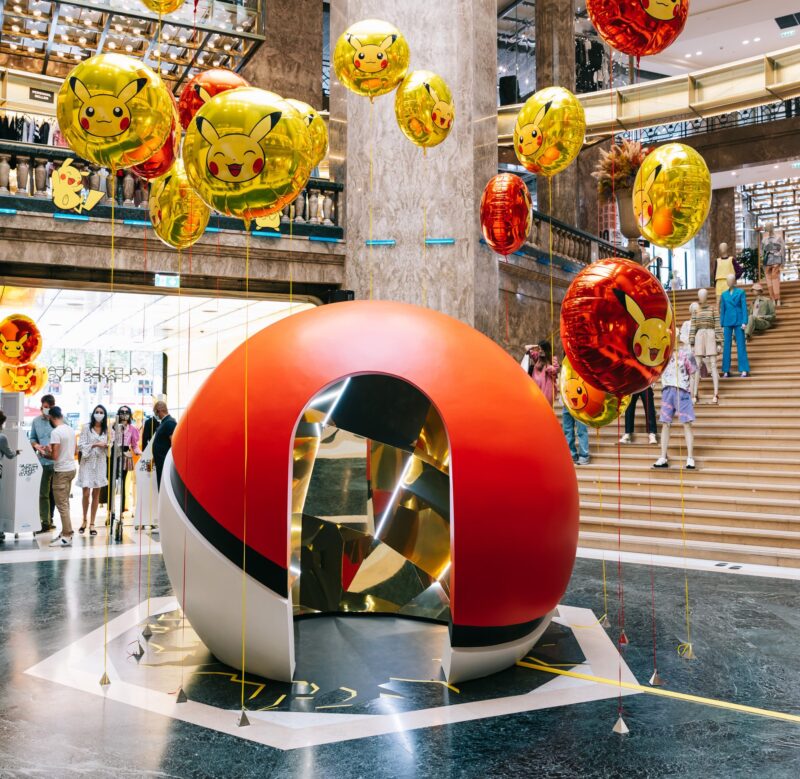 Pokémon : un 25e anniversaire célébré aux Galeries Lafayette Champs-Elysées