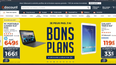 Cdiscount, site de e-commerce préféré des consommateurs français