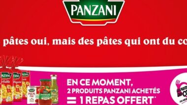 Panzani soutient les Restos du Cœur