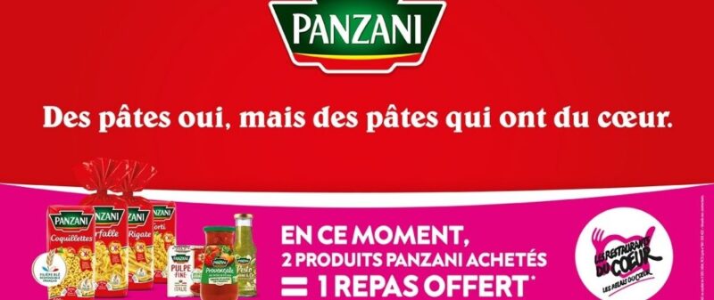 Panzani soutient les Restos du Cœur